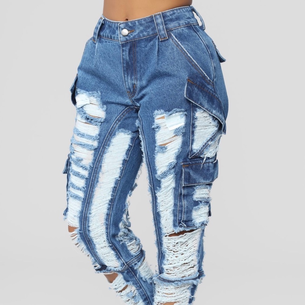 Distressed Jeans